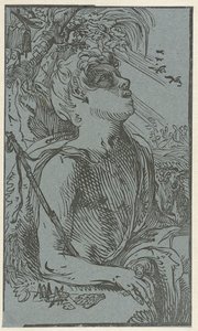 Jan Chrzciciel na pustyni autorstwa Hendrick Goltzius (attributed to)