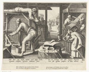 Temperówka do języka autorstwa Hendrick Goltzius (attributed to workshop of)