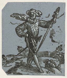 Kapitan piechoty autorstwa Hendrick Goltzius (circle of)