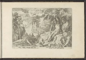 Złoty wiek Metamorfozy Owidiusza (tytuł serii) Odtworzenia P. Ovidiusa Naso (tytuł serii) autorstwa Hendrick Goltzius (workshop of)