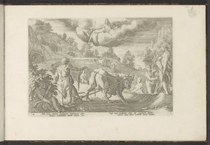 srebrny wiek Metamorfozy Owidiusza (tytuł serii) Odtworzenia P. Ovidiusa Naso (tytuł serii) autorstwa Hendrick Goltzius (workshop of)