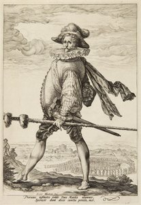 Kapitan piechoty autorstwa Hendrick Goltzius