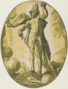 Eter, płyta szósta z Demogorgona i Bóstw autorstwa Hendrick Goltzius