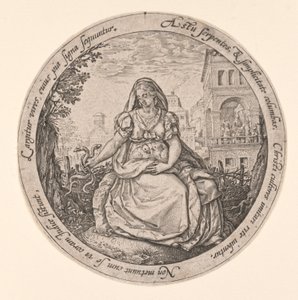 Alegoria roztropności autorstwa Hendrick Goltzius