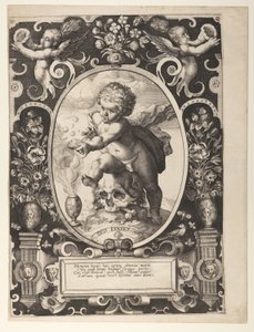 Alegoria przemijania (Quis Evadet) autorstwa Hendrick Goltzius
