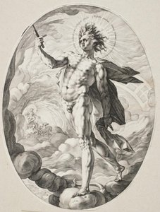 Apollo autorstwa Hendrick Goltzius