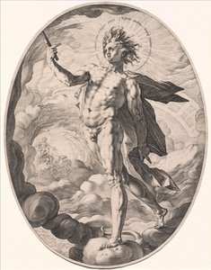 Apollo autorstwa Hendrick Goltzius