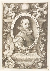Bol, Hans (1534-1593) malarz Malines, od 1591 w Amsterdamie autorstwa Hendrick Goltzius