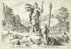 Epoka brązu autorstwa Hendrick Goltzius
