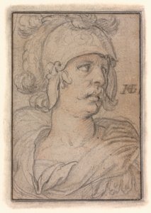 Popiersie wojownika autorstwa Hendrick Goltzius