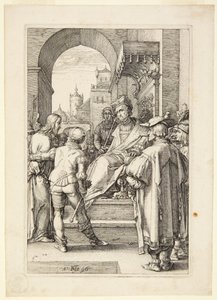 Chrystus przed Piłatem autorstwa Hendrick Goltzius
