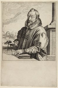 Christopher Plantin autorstwa Hendrick Goltzius