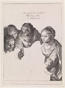 Pokłon pasterzy autorstwa Hendrick Goltzius