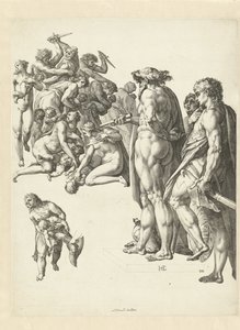 Dzieciobójstwo w Betlejem autorstwa Hendrick Goltzius