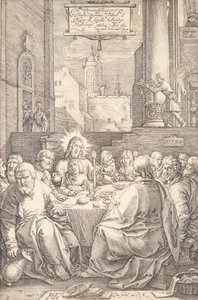 Ostatnia Wieczerza autorstwa Hendrick Goltzius