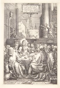 Ostatnia Wieczerza autorstwa Hendrick Goltzius