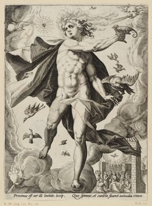 Cztery żywioły: Powietrze autorstwa Hendrick Goltzius