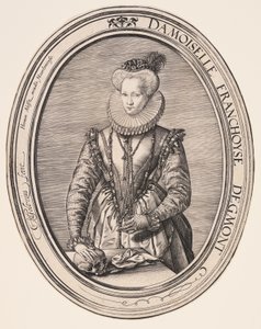 Françoise van Egmond autorstwa Hendrick Goltzius