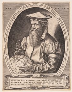 Gerardus Mercator autorstwa Hendrick Goltzius
