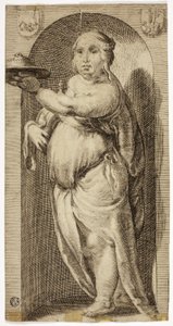 Obżarstwo autorstwa Hendrick Goltzius