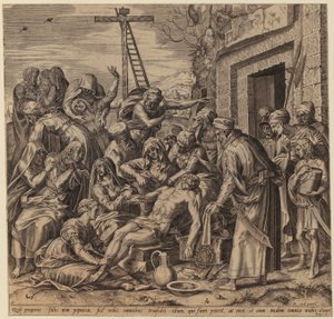 Święty Hieronim autorstwa Hendrick Goltzius
