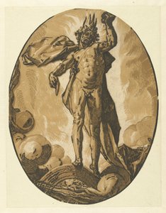 Helios (Matryce) Bogowie i Boginie (tytuł serii) autorstwa Hendrick Goltzius