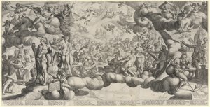 Ślub Amora i Psyche autorstwa Hendrick Goltzius