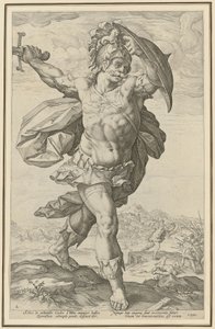 Horatius Cocles, arkusz 2 z serii „Bohaterowie rzymscy”