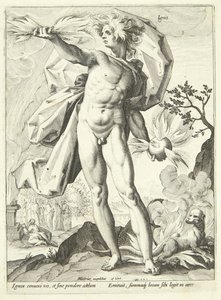 Ild (Ogień) autorstwa Hendrick Goltzius
