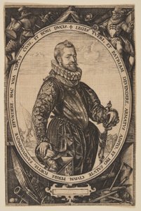 Jacques de la Faille autorstwa Hendrick Goltzius