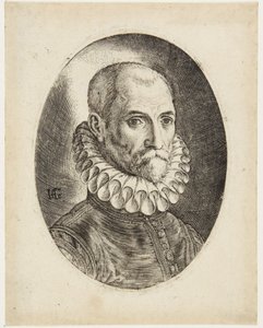 Johannes Stradanus autorstwa Hendrick Goltzius