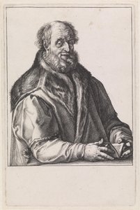 Johannes Zurenus (1517-1591) autorstwa Hendrick Goltzius