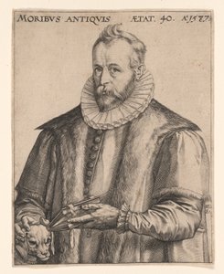 Justus Lipsius autorstwa Hendrick Goltzius