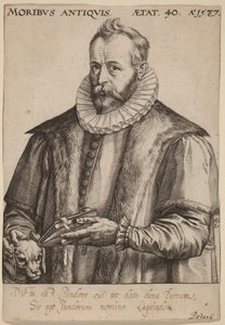 Justus Lipsius autorstwa Hendrick Goltzius