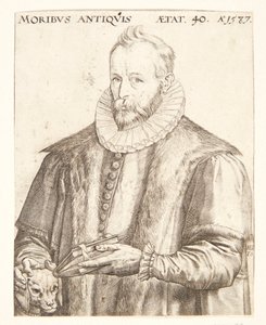 Justus Lipsius autorstwa Hendrick Goltzius