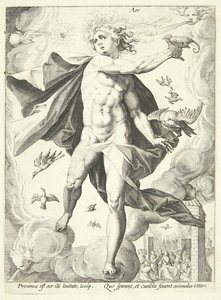 Powietrze (powietrze) autorstwa Hendrick Goltzius