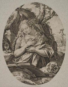 Maria Magdalena autorstwa Hendrick Goltzius