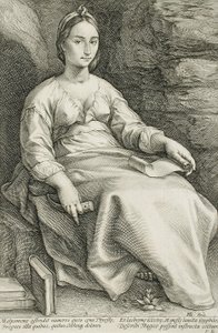 Melpomena autorstwa Hendrick Goltzius