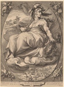 Minerwa autorstwa Hendrick Goltzius