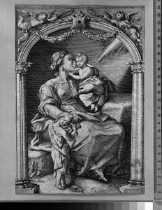 Miłość bliźniego autorstwa Hendrick Goltzius