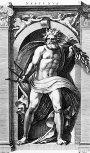 Neptun autorstwa Hendrick Goltzius