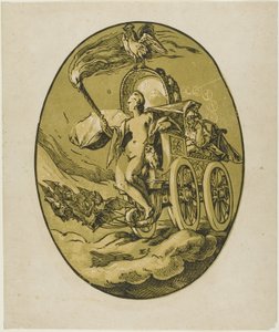 Nox, płyta siódma z Demogorgon i Bóstw autorstwa Hendrick Goltzius