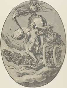 Nox, płyta siódma z Demogorgon i Bóstwa autorstwa Hendrick Goltzius