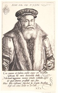 Petrus Forestus autorstwa Hendrick Goltzius