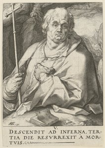 Filip, arkusz 5 z cyklu „Chrystus, dwunastu apostołów i Paweł” autorstwa Hendrick Goltzius