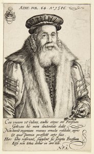 Pieter van Foreest autorstwa Hendrick Goltzius