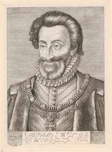 Portret Henryka IV, króla Francji autorstwa Hendrick Goltzius