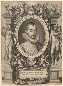 Portret Józefa Justusa Scaligera autorstwa Hendrick Goltzius