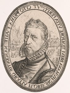 Portret Alberta Fransza Schattera autorstwa Hendrick Goltzius