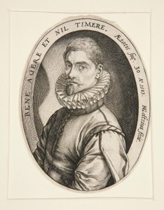 Portret Hieronimów Scholiers autorstwa Hendrick Goltzius